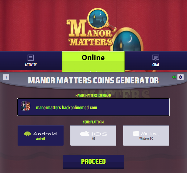 Manor Matters triche