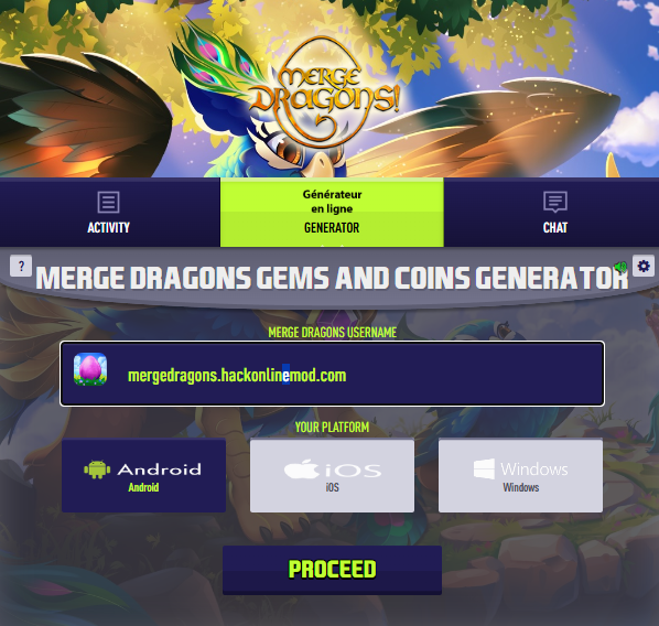 Merge Dragons triche