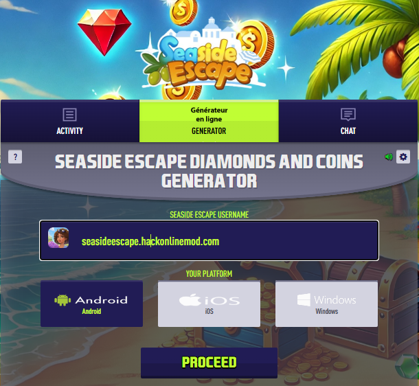 Seaside Escape triche